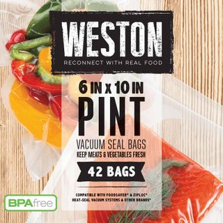 Get parts for Weston® Vacuum Sealer Bags, 6 in x 10 in, 42 Pre-Cut Bags (30-0112-W)
