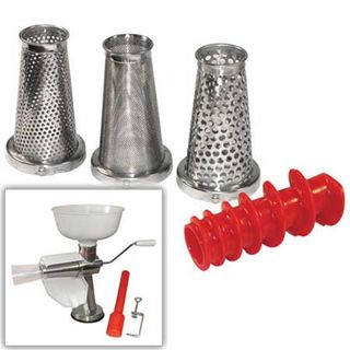 Get parts for 4 Piece Manual Food Strainer & Sauce Maker Accessory Kit