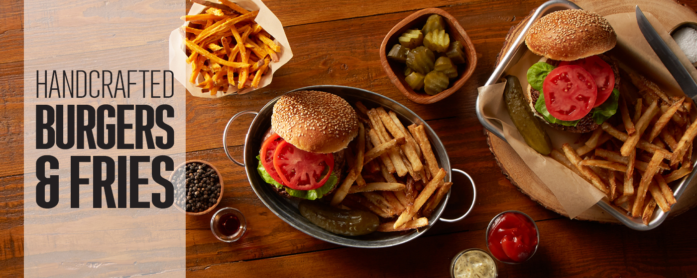 Desktop Burger and Fries