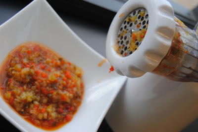 Red Pepper & Cucumber Relish with the Weston Manual Food Grinder