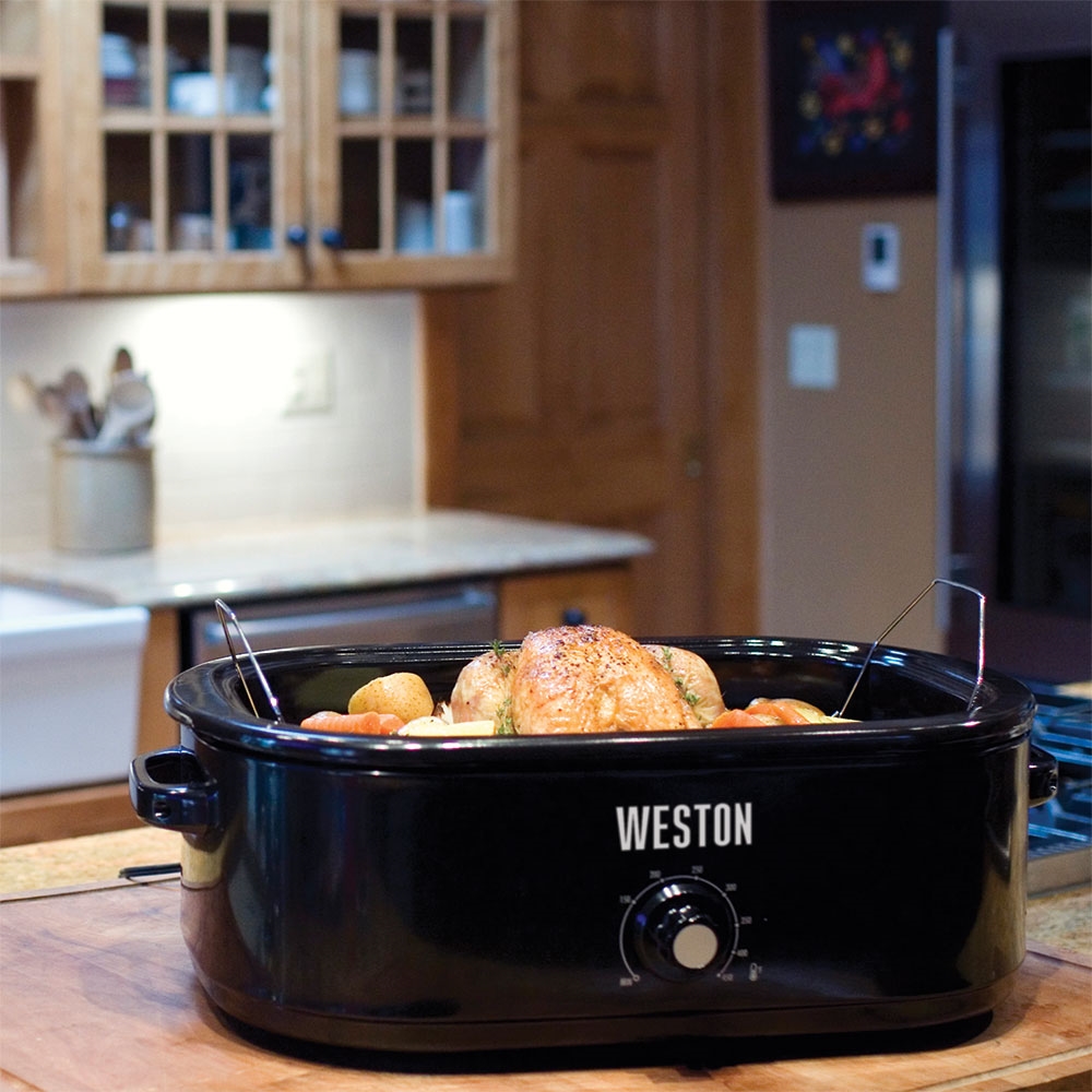 Weston 18 quart Roaster Oven 03-4000-W Black 