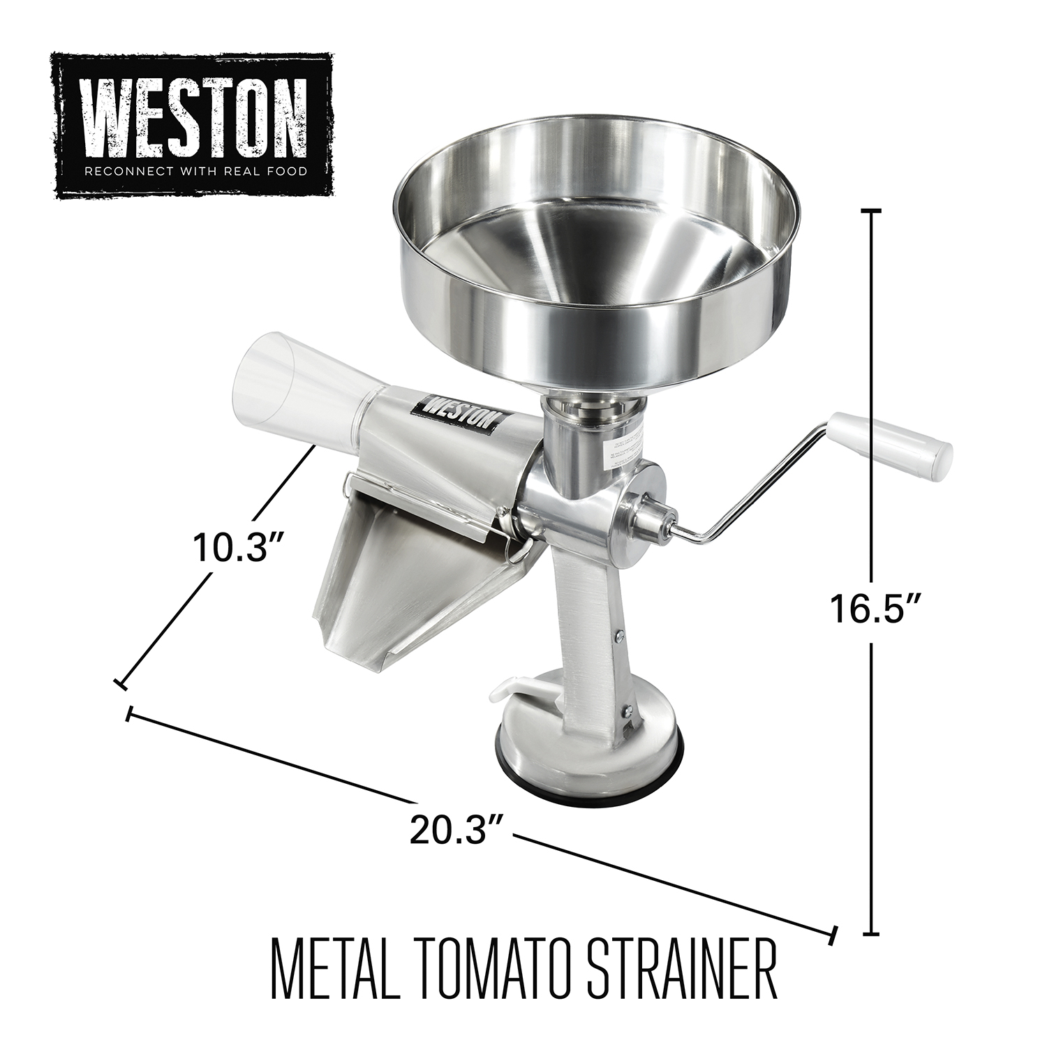 Weston Metal Tomato Strainer 07-1201-W