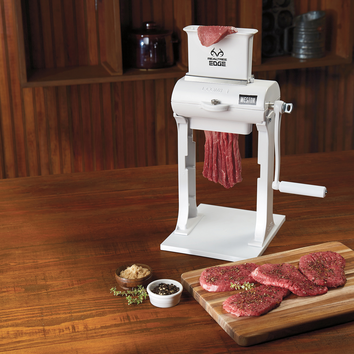 Realtree® 2 in 1 Jerky Slicer and Cuber/Tenderizer- 07-3701-RE