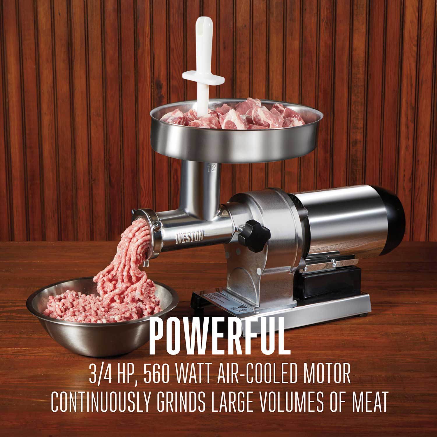 Weston® #12 Electric Meat Grinder - 33-1301-W