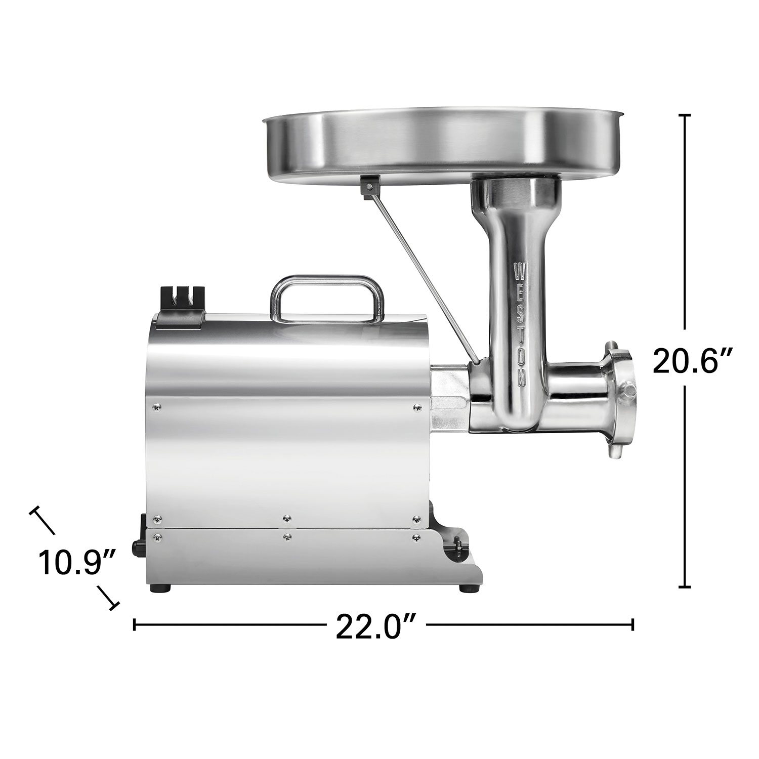 Tabletop electric meat mixer stainless steel