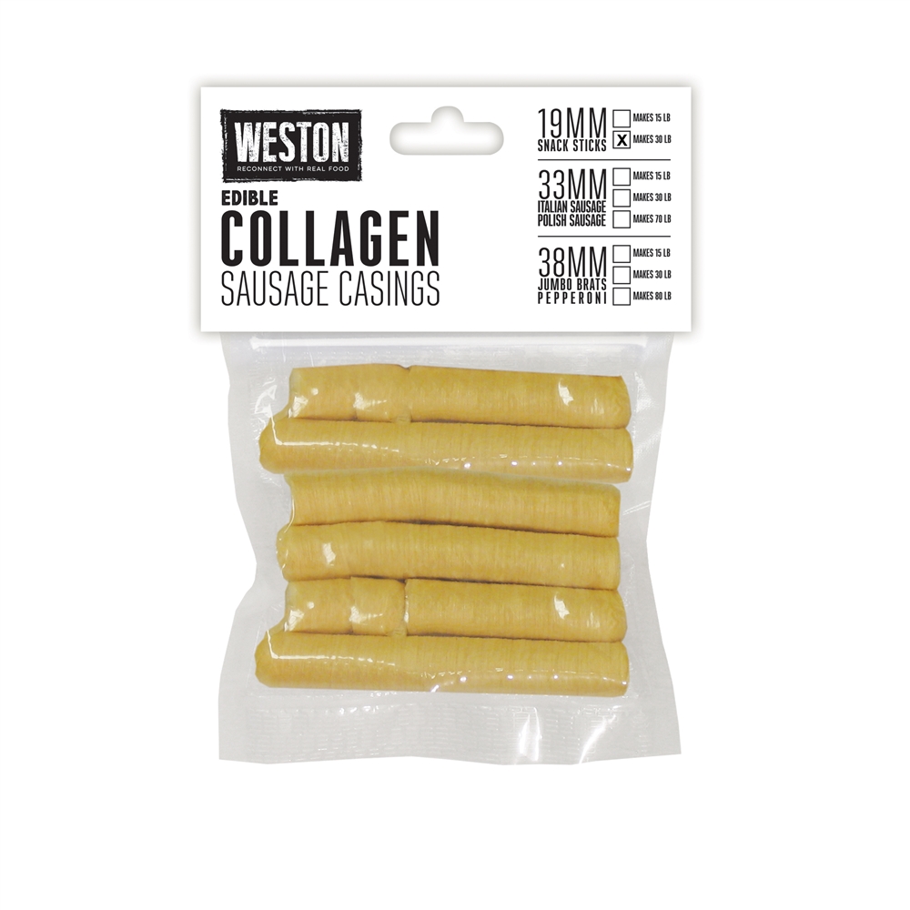 Weston 19 mm Collagen Sausage Casing (makes 30 lbs)