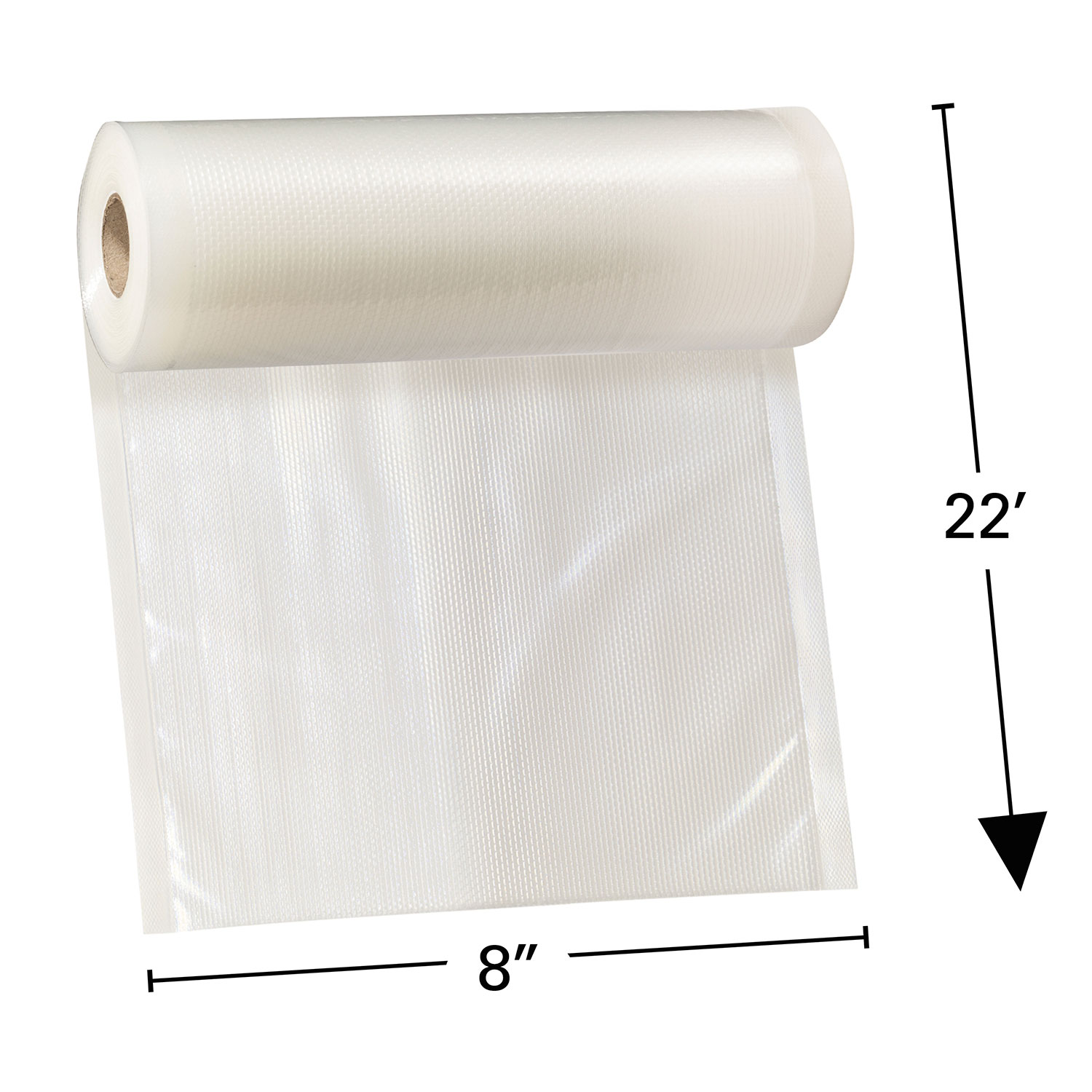 Weston 8 in. x 22 ft. Vacuum Sealer Bag Rolls (3 pack) 30-0201-W - The Home  Depot