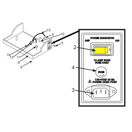 Pro Vacuum Sealer Power Switch 65-0110