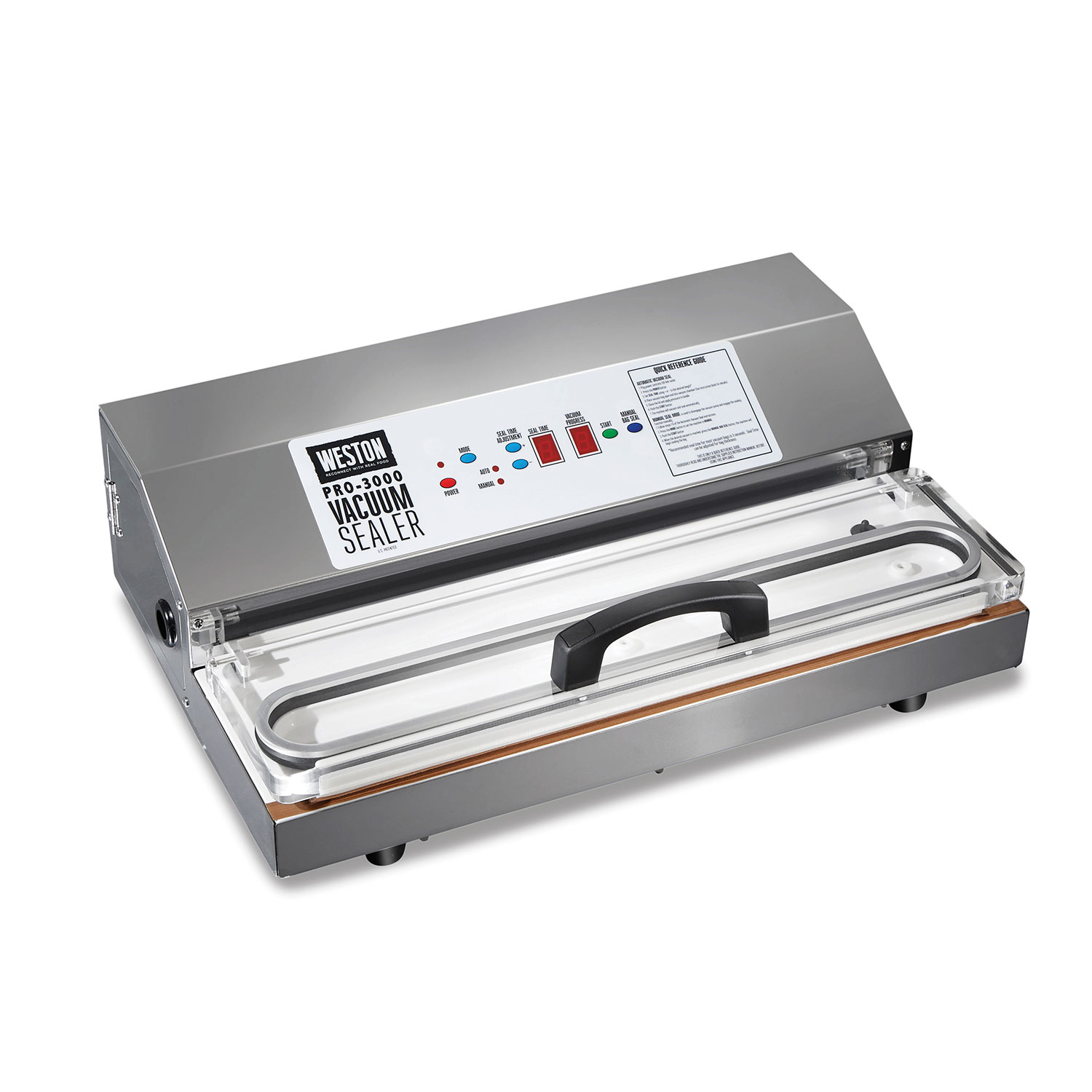 Weston® Pro-3000 Vacuum Sealer, Stainless Steel (65-0401-W)
