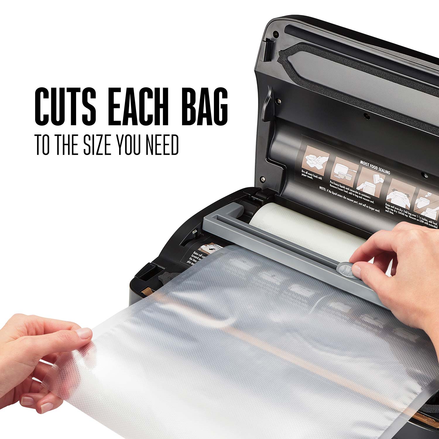 Weston® Vacuum Sealer Bags, 15 in x 18 in, 100 Pre-Cut Bags - 30-0105-W
