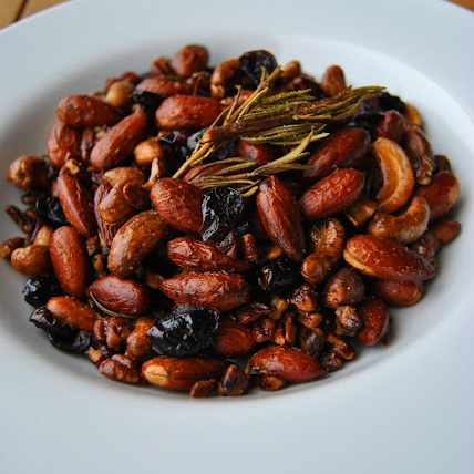 Orange-Rosemary Smoked Nuts Recipe