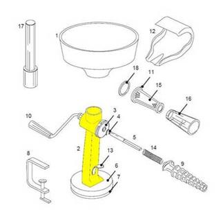 Get parts for Tomato Strainer Body (07-0832)