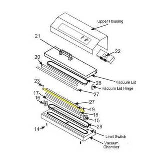 Get parts for Vacuum Sealer Seal Bar Heating Element (08-0427)