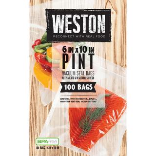 Get parts for Weston Pint 6 x 10 Vacuum Bags (100 count)