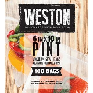 Wevac Vacuum Sealer Bags 8x16' Rolls 6 pack for Food Saver, Seal a Meal,  Weston. Commercial Grade, BPA Free, Heavy Duty, Great for vac storage, Meal