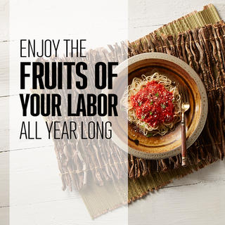 Enjoy the fruits of your labor all year long icon